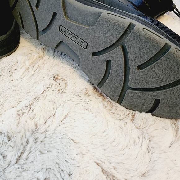 LANDS END NEW BLACK RAINBOOT SIZE 5M - Picture 5 of 8